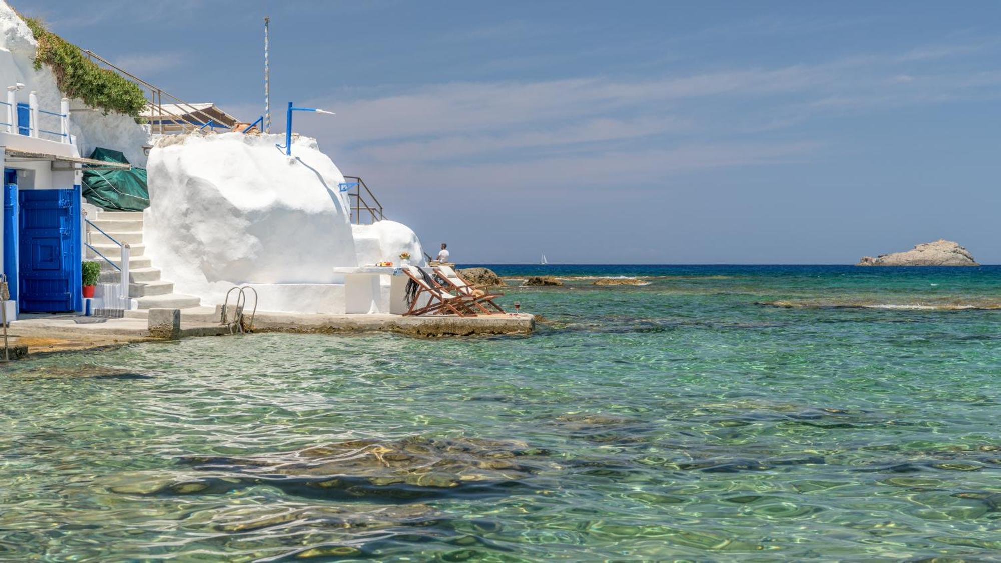 Esperanza Boathouses Mandrakia Esterno foto